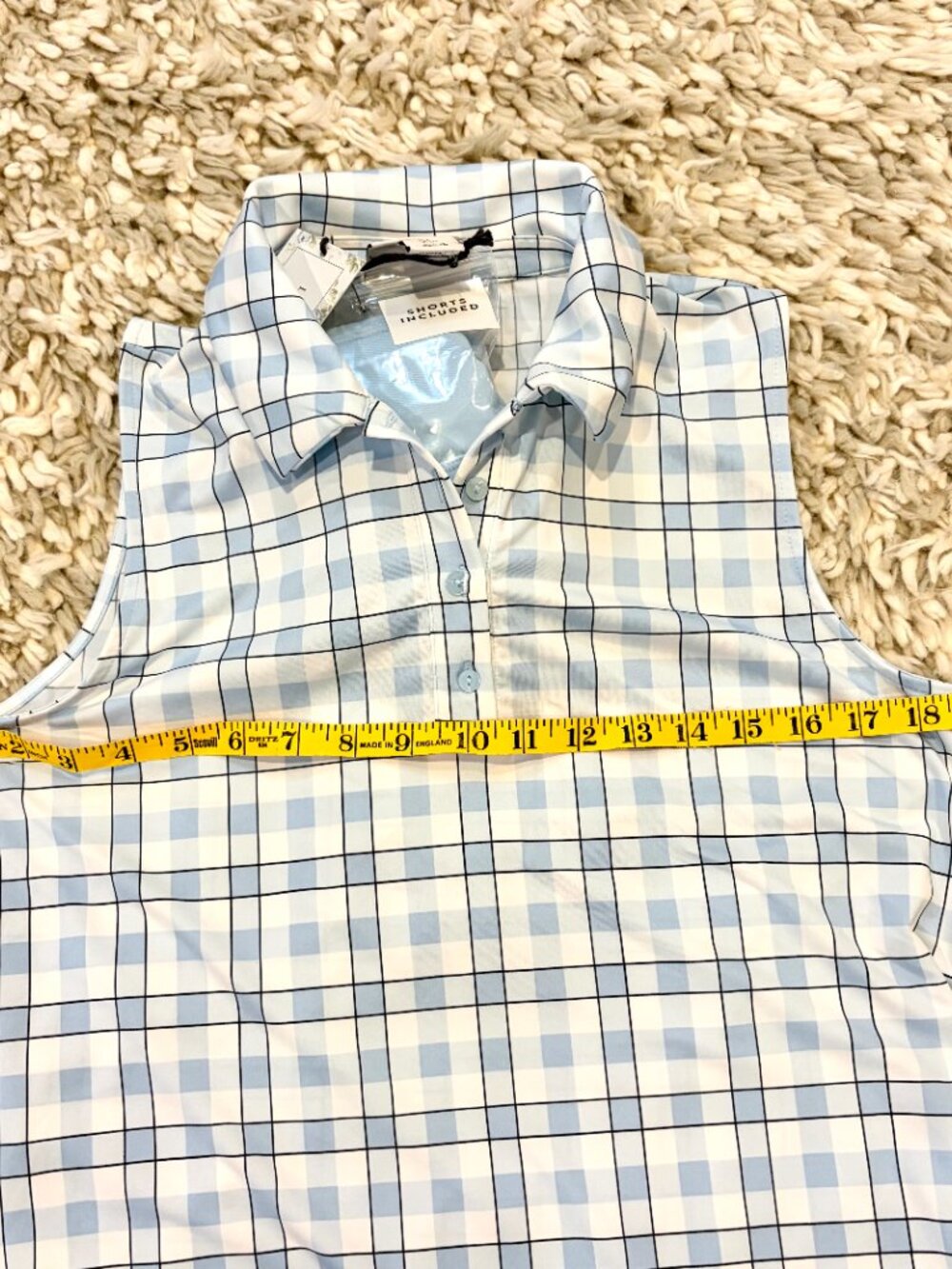 Laura Ashley Powder Blue Golf Tennis Dress, NWT, Size L - Picture 4 of 8